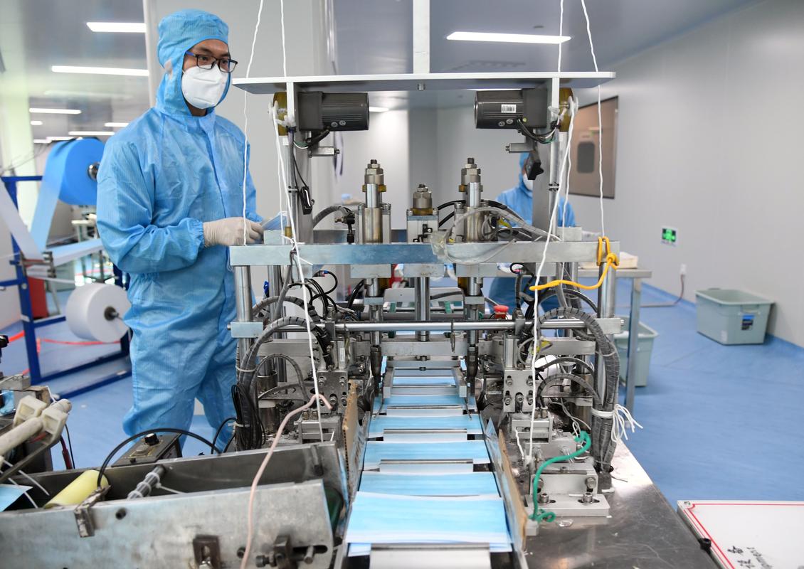 北京 加快口罩生产 助力疫情防控